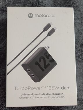 Motorola TurboPower 125W Duo New In Box